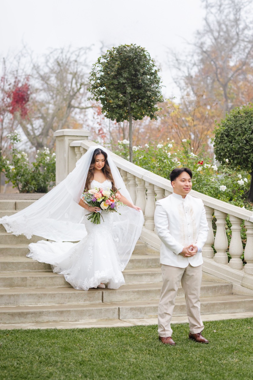 Real Poppy wedding — Kristine + Aaron at St. Francis of Assisi Catholic Church