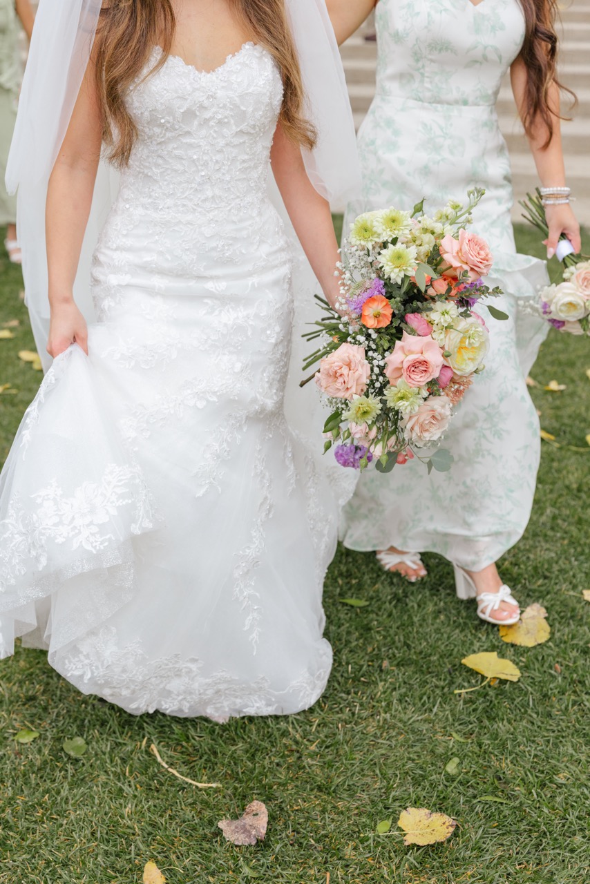 Real Poppy wedding — Kristine + Aaron at St. Francis of Assisi Catholic Church