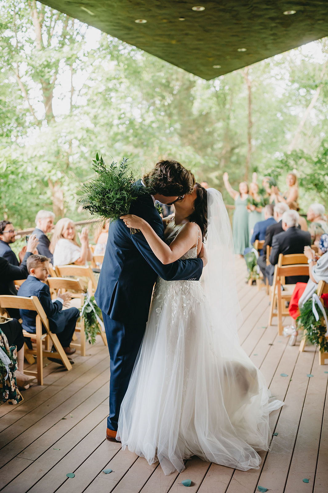 Real Poppy wedding — Carli + Riley at Trinity River Audubon Center