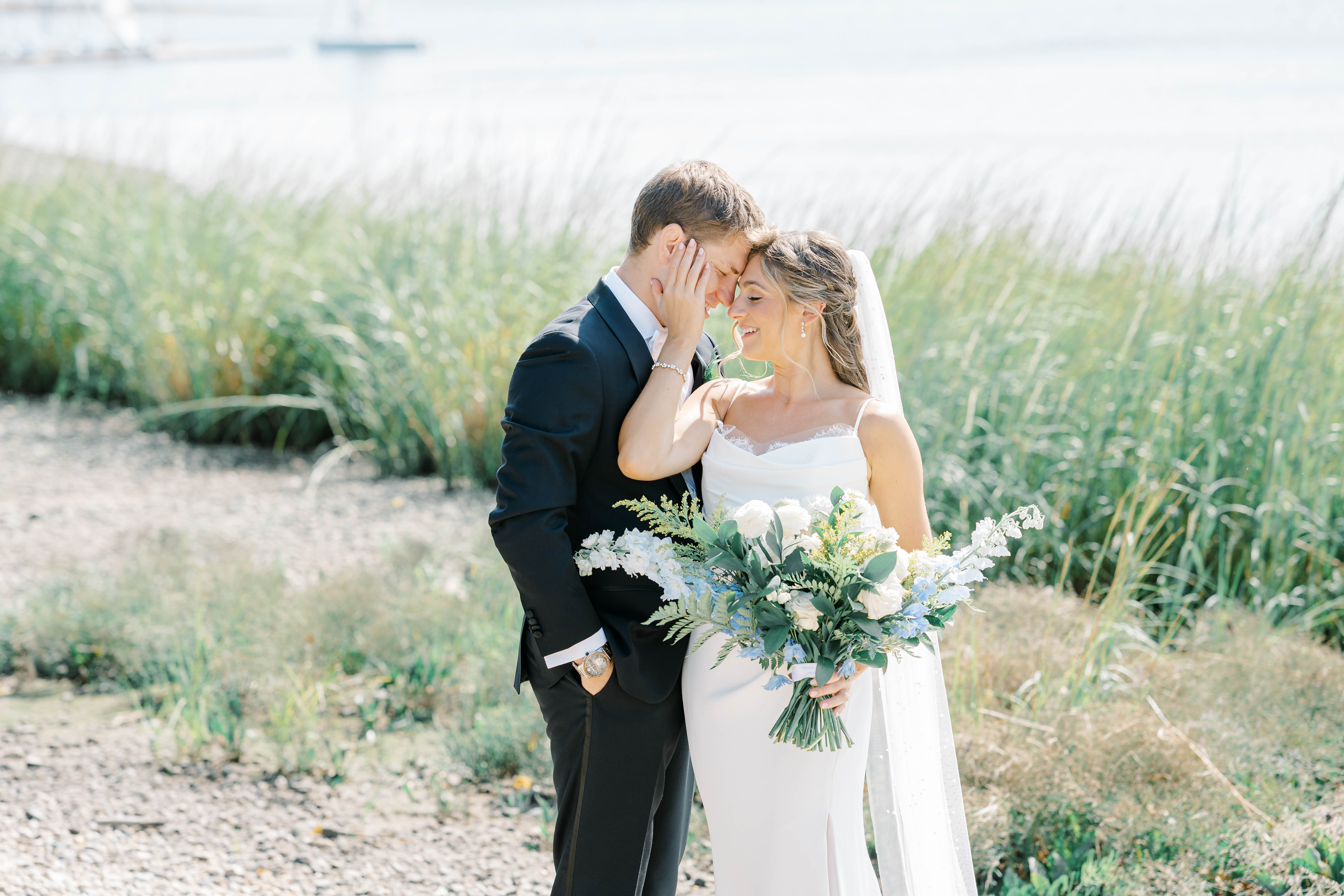 Real Poppy wedding — Anna + Joe at The Inn at Longshore