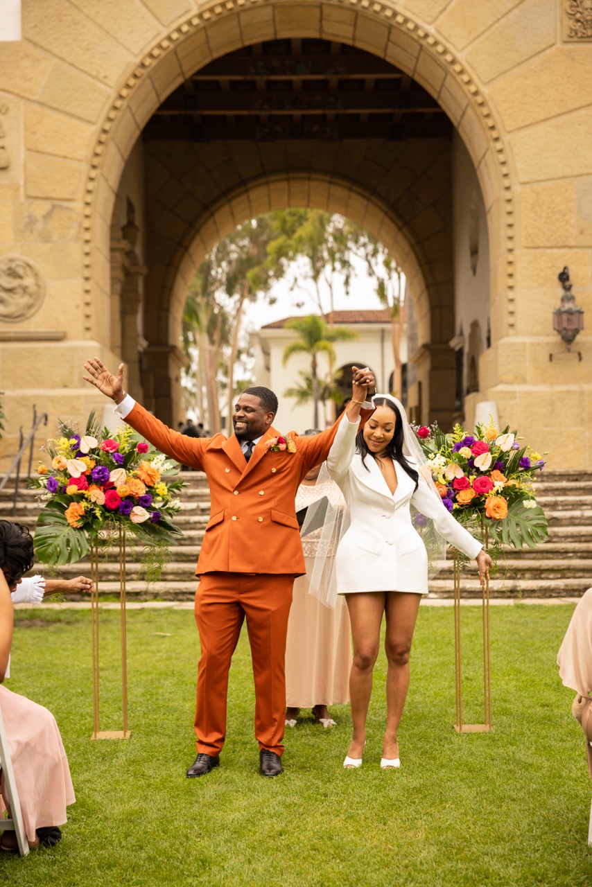 Real Poppy wedding — Domonique + Herb at 1100 Anacapa St