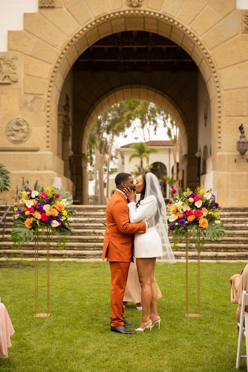 Real Poppy wedding — Domonique + Herb at 1100 Anacapa St