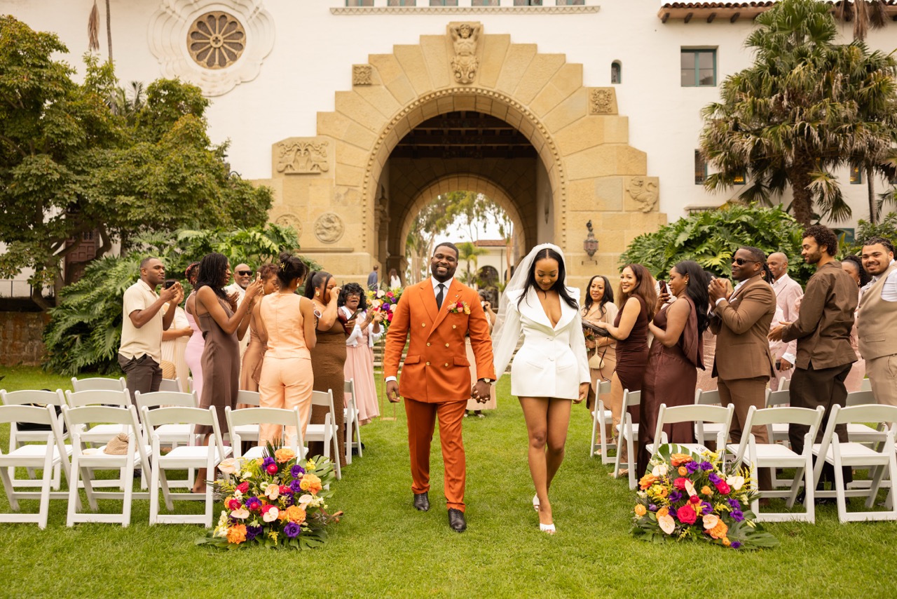 Real Poppy wedding — Domonique + Herb at 1100 Anacapa St