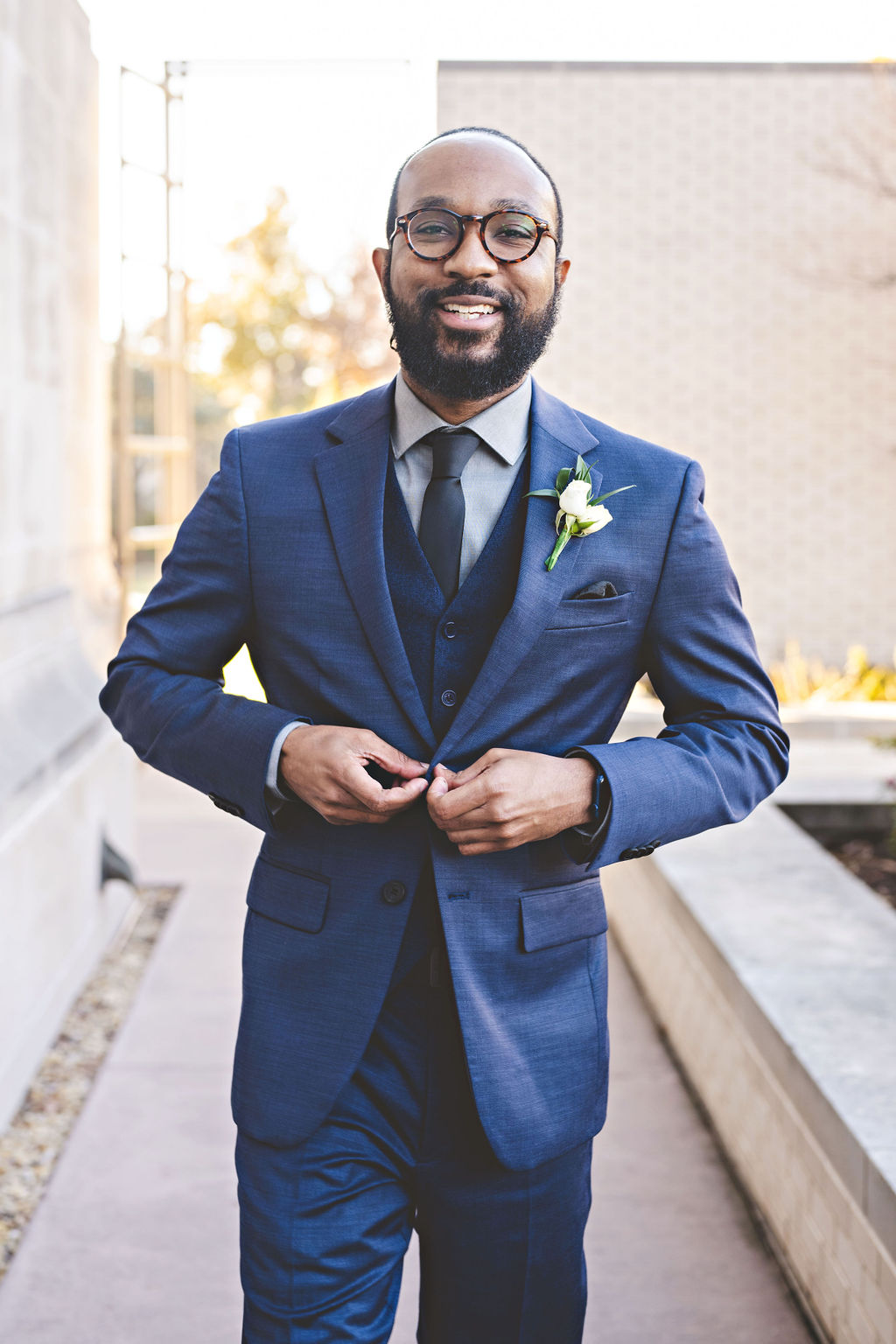 Real Poppy wedding — Jasmine + Clyde