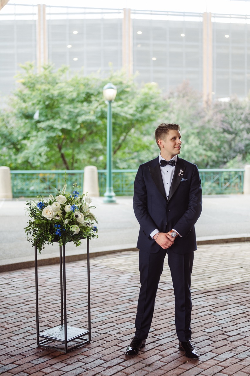 Real Poppy wedding — Hannah + Joe at The Pennsylvanian