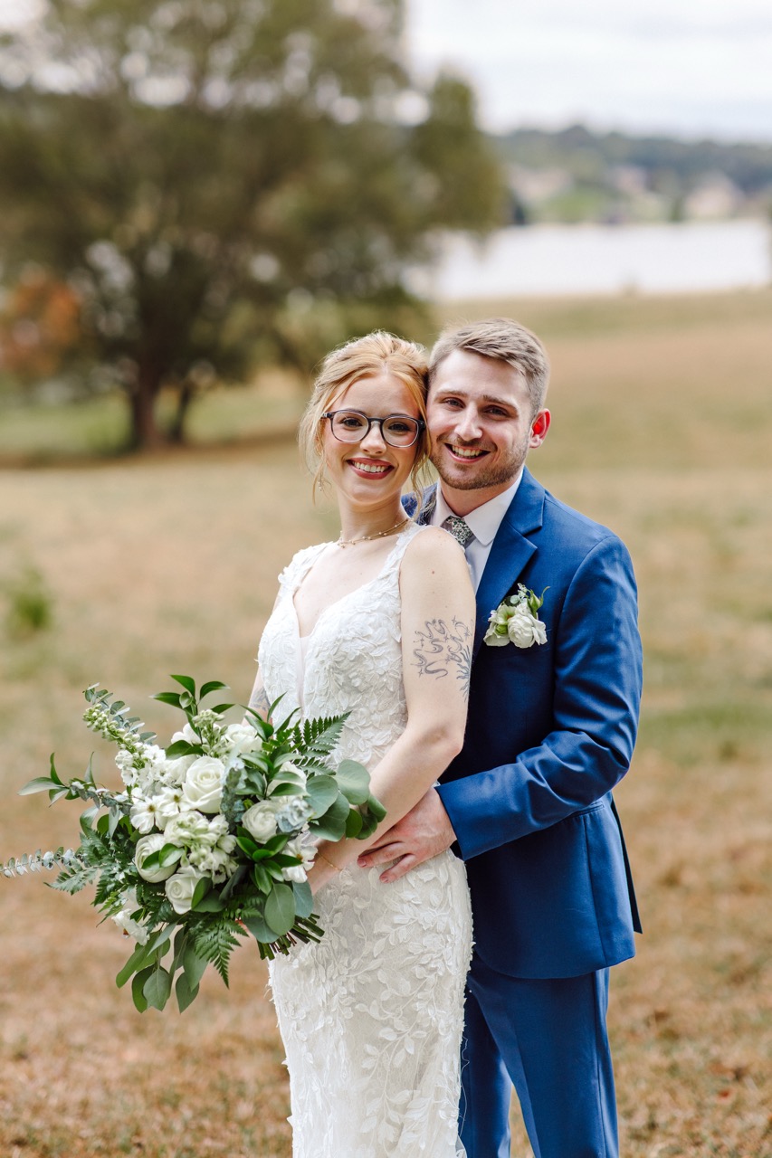 Real Poppy wedding — Bailey + Luke at RiverView Family Farm