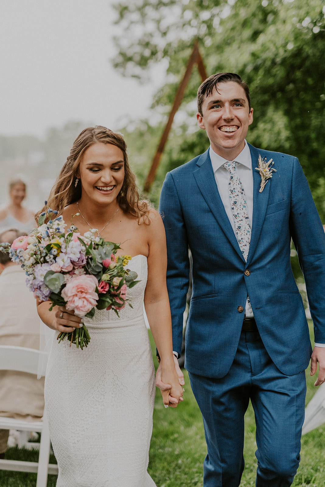 Real Poppy wedding — Gwendolyn + Stephen at Private Residence