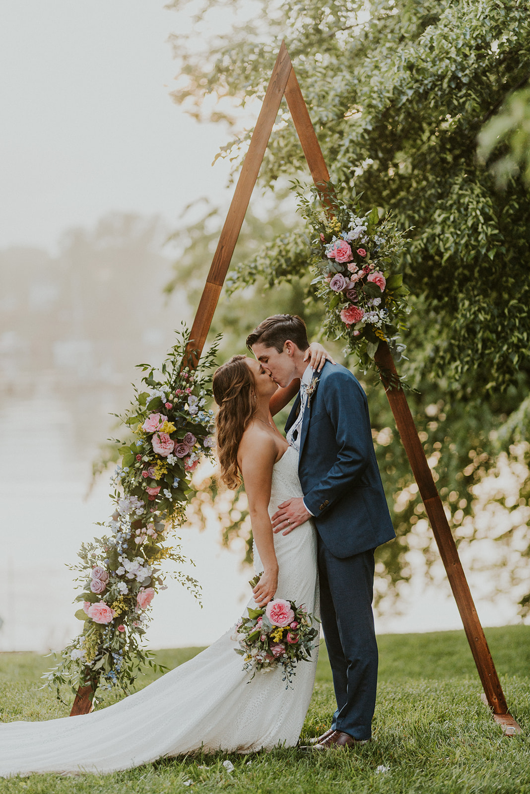 Real Poppy wedding — Gwendolyn + Stephen at Private Residence