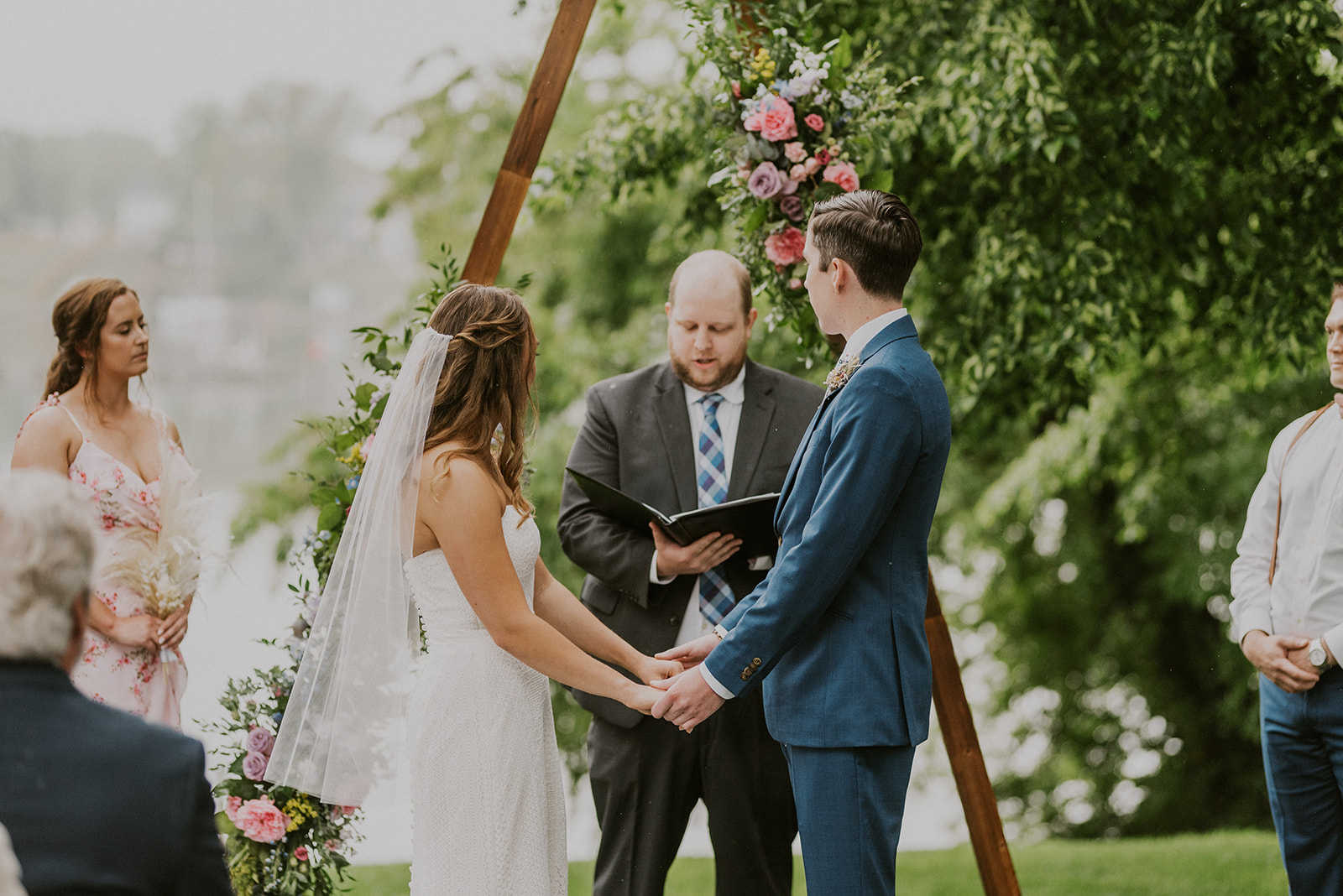Real Poppy wedding — Gwendolyn + Stephen at Private Residence