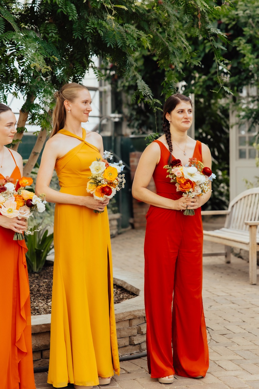 Real Poppy wedding — Rachel + Danny at Garfield Park Conservatory