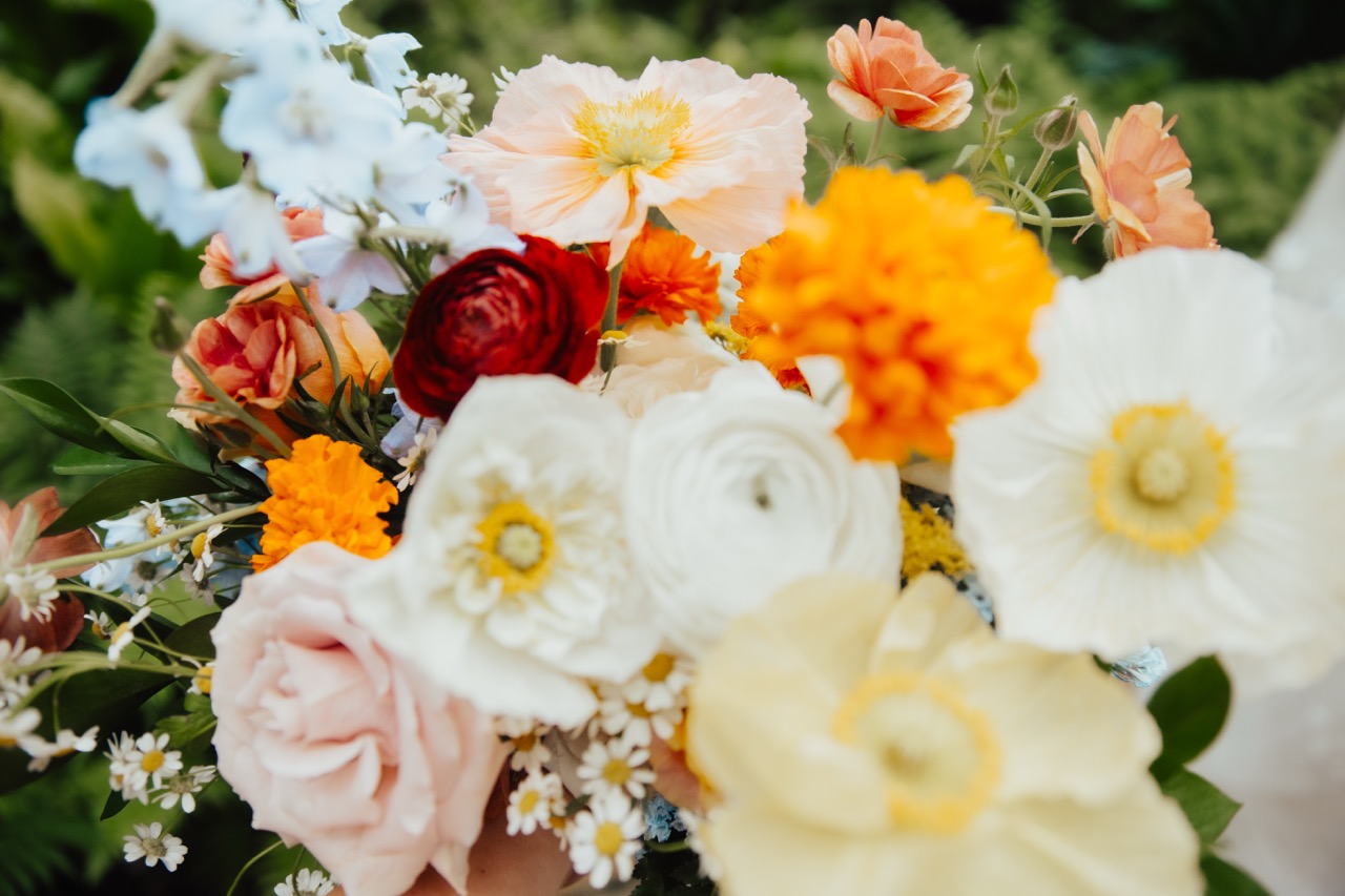 Real Poppy wedding — Rachel + Danny at Garfield Park Conservatory