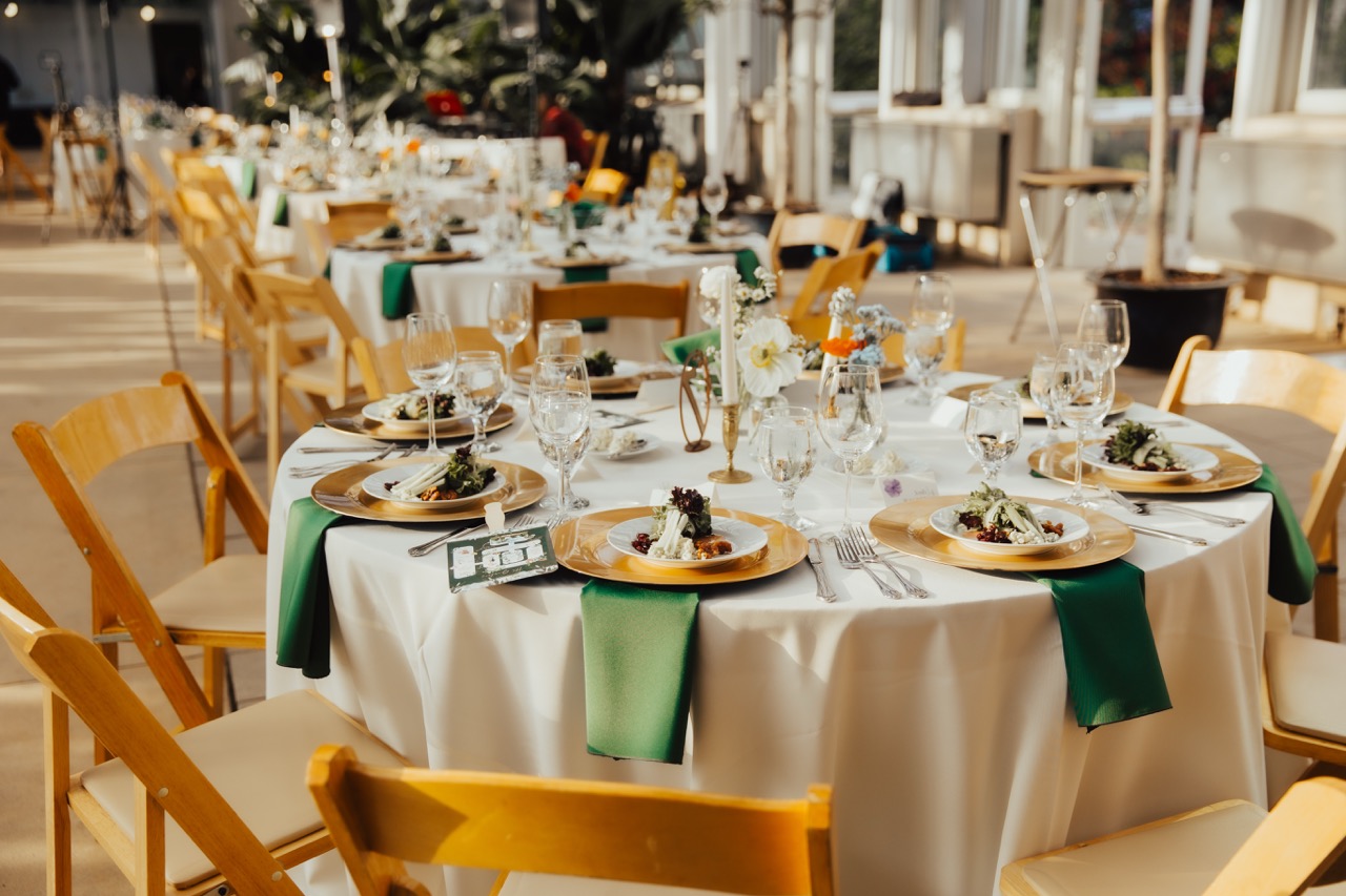 Real Poppy wedding — Rachel + Danny at Garfield Park Conservatory