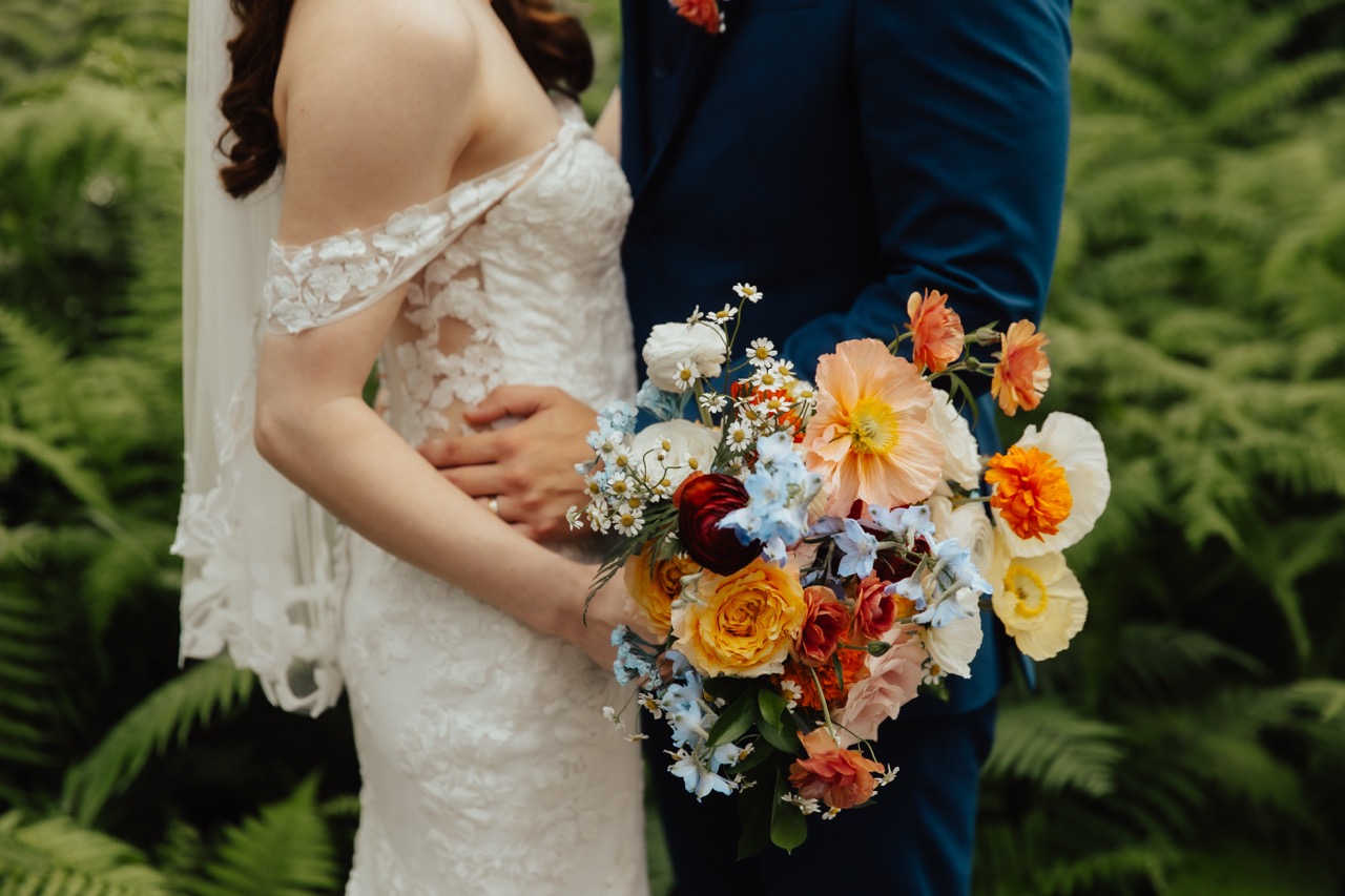 Real Poppy wedding — Rachel + Danny at Garfield Park Conservatory