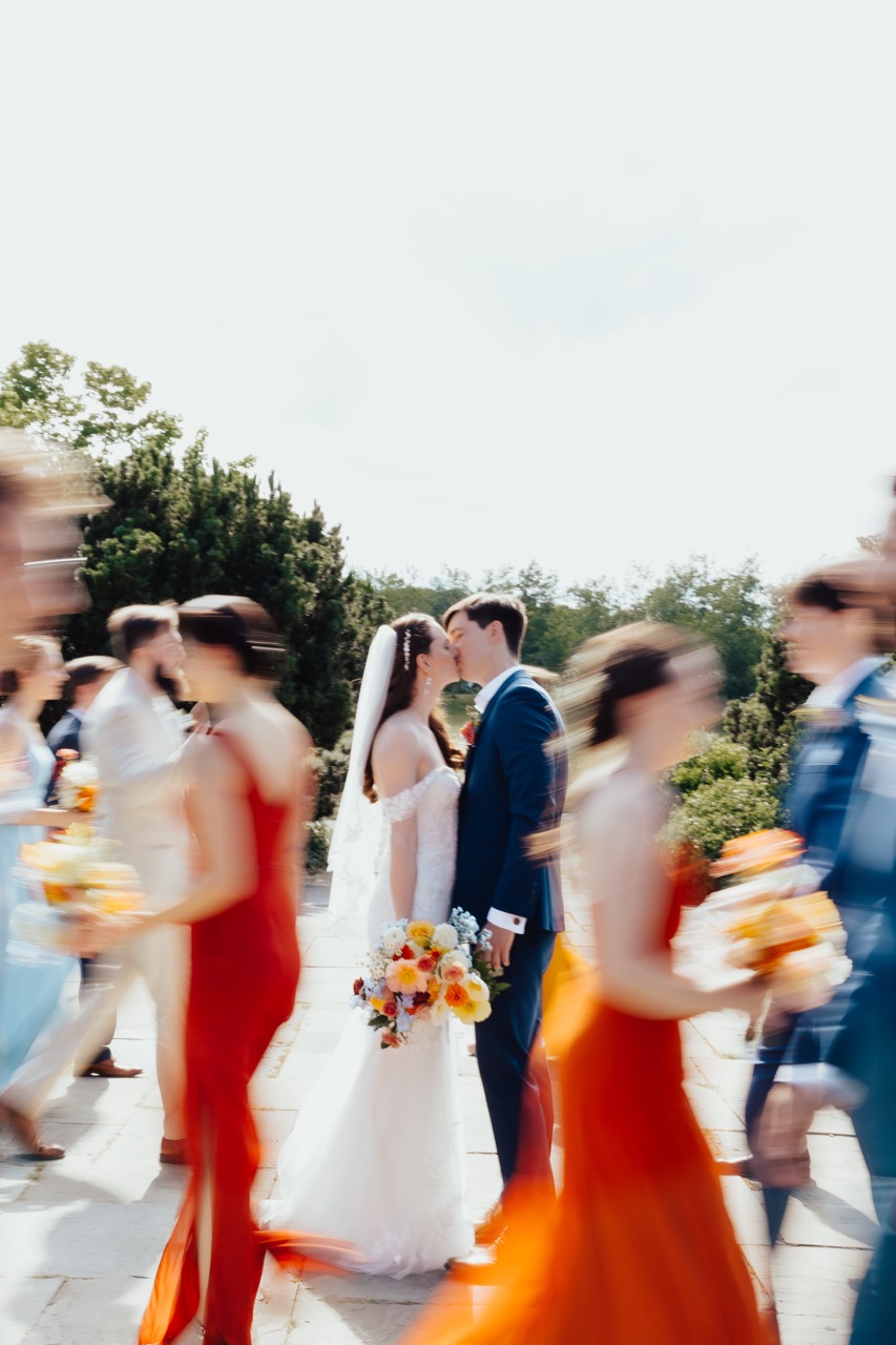 Real Poppy wedding — Rachel + Danny at Garfield Park Conservatory