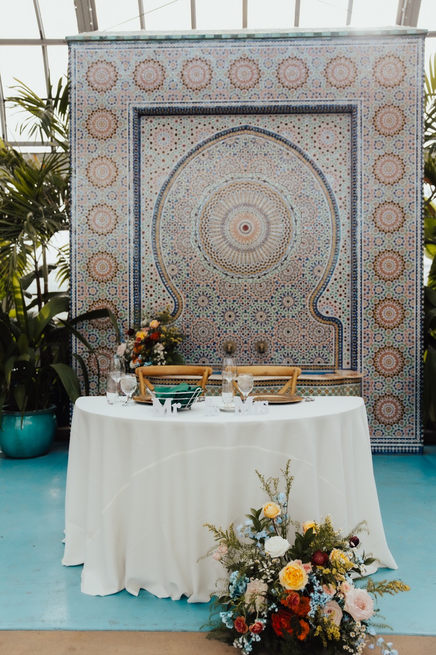 Real Poppy wedding — Rachel + Danny at Garfield Park Conservatory