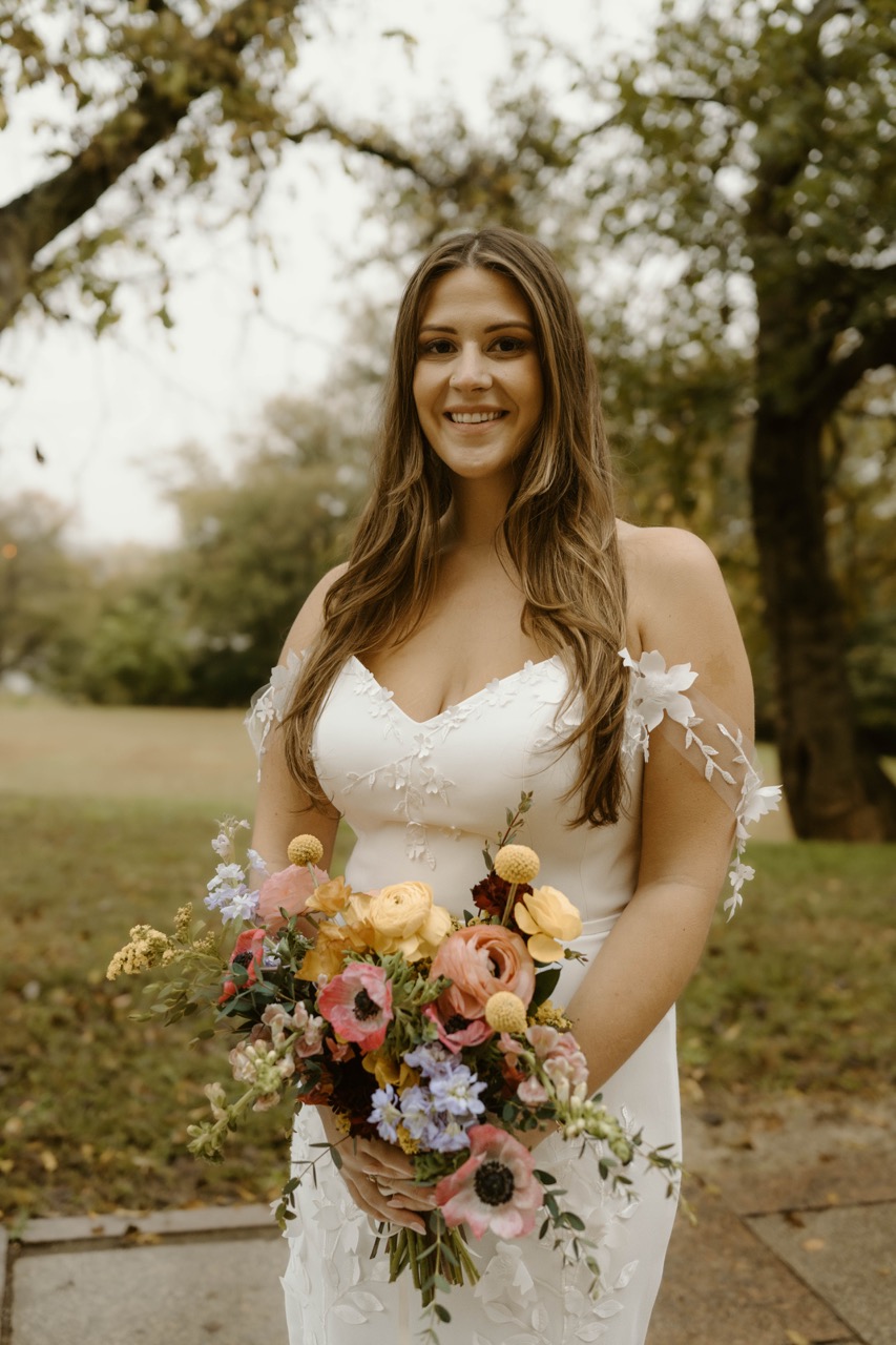 Real Poppy wedding — Kristin + Terry at Bartram's Garden