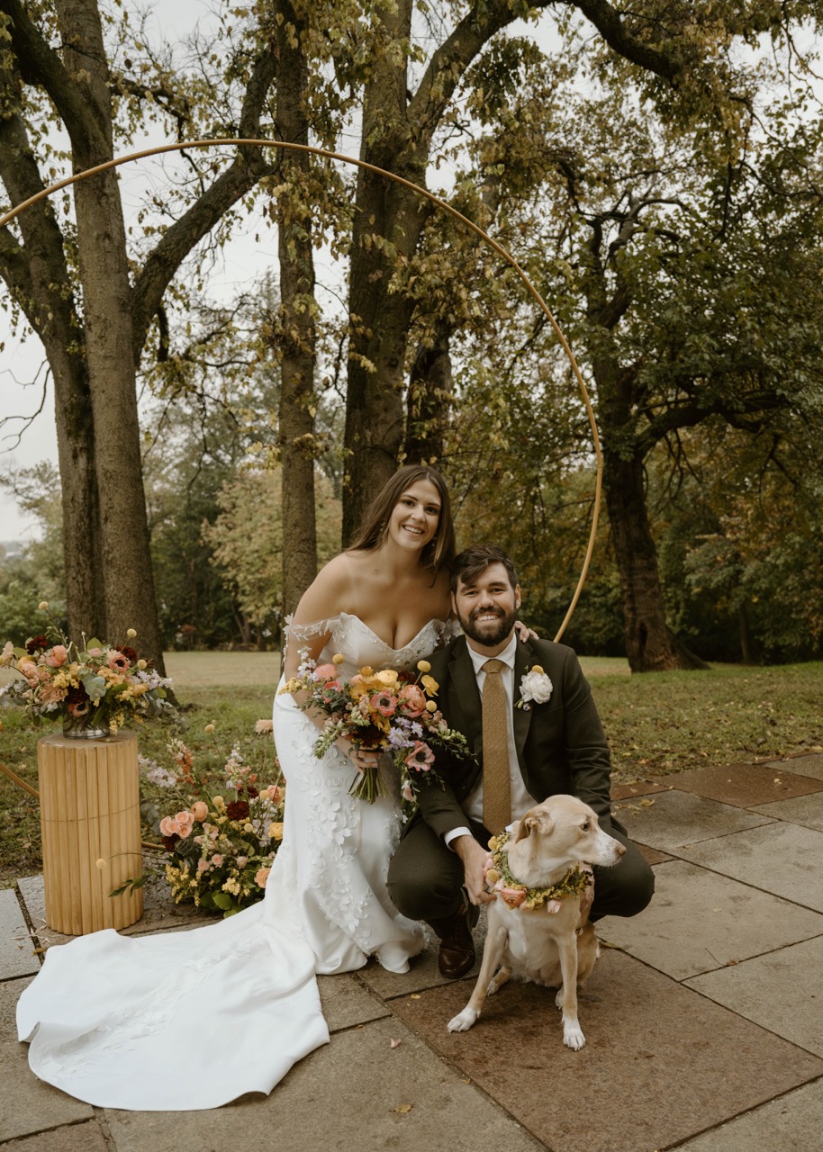 Real Poppy wedding — Kristin + Terry at Bartram's Garden