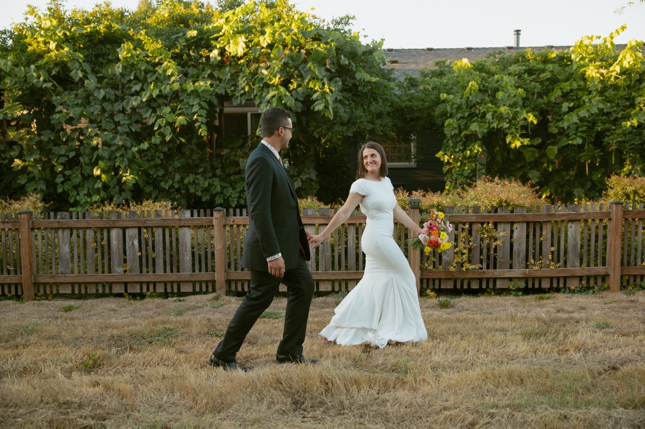 Real Poppy wedding — Brynn + Parker at Brynn's parents' home