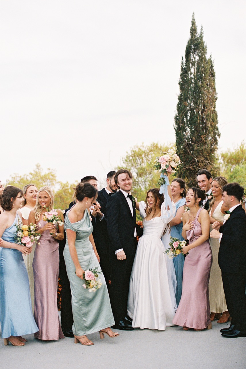 Real Poppy wedding — Sarah + George at Stoney Ridge Villa