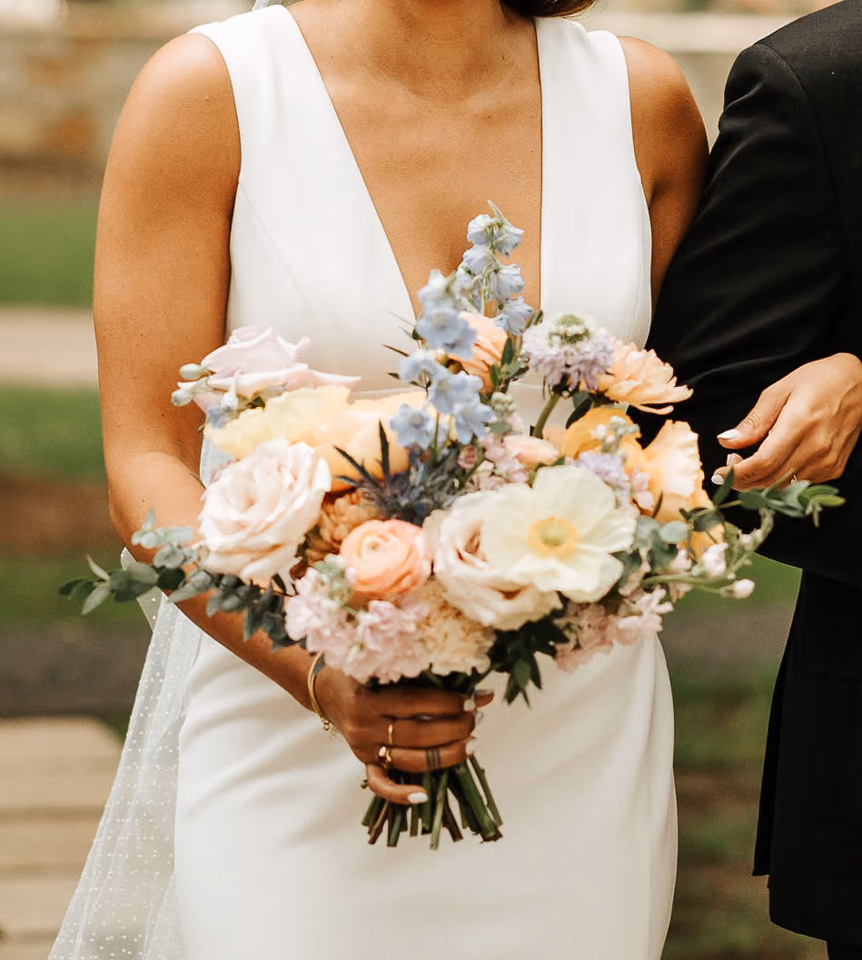 Halo Hues Bridal Bouquet