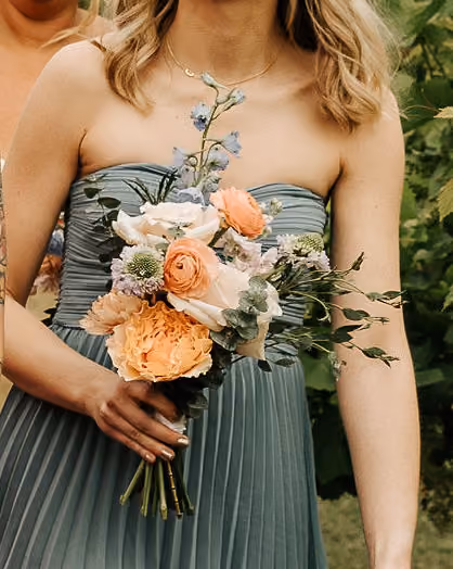 Halo Hues Bridesmaid Bouquet