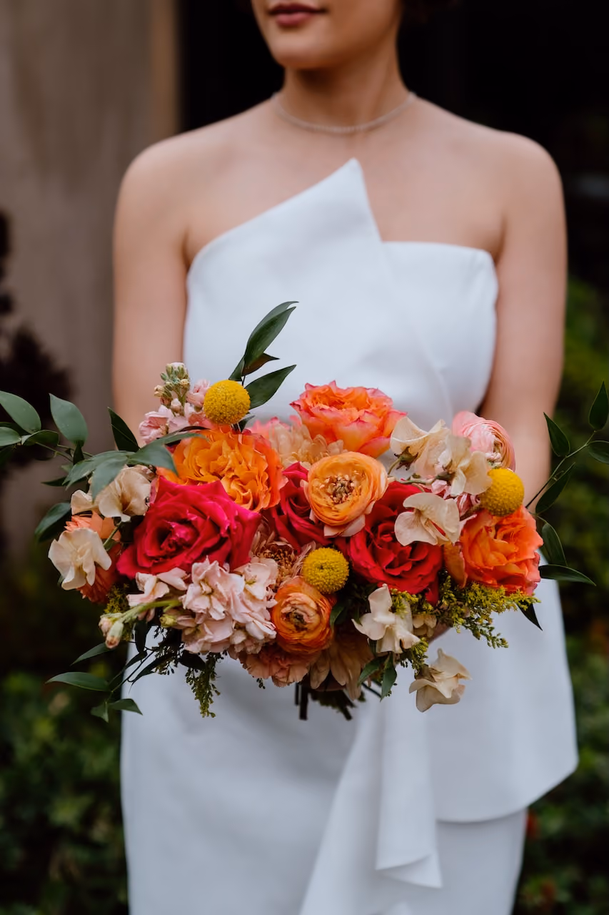 Summer Spritz Garden Bridal Bouquet