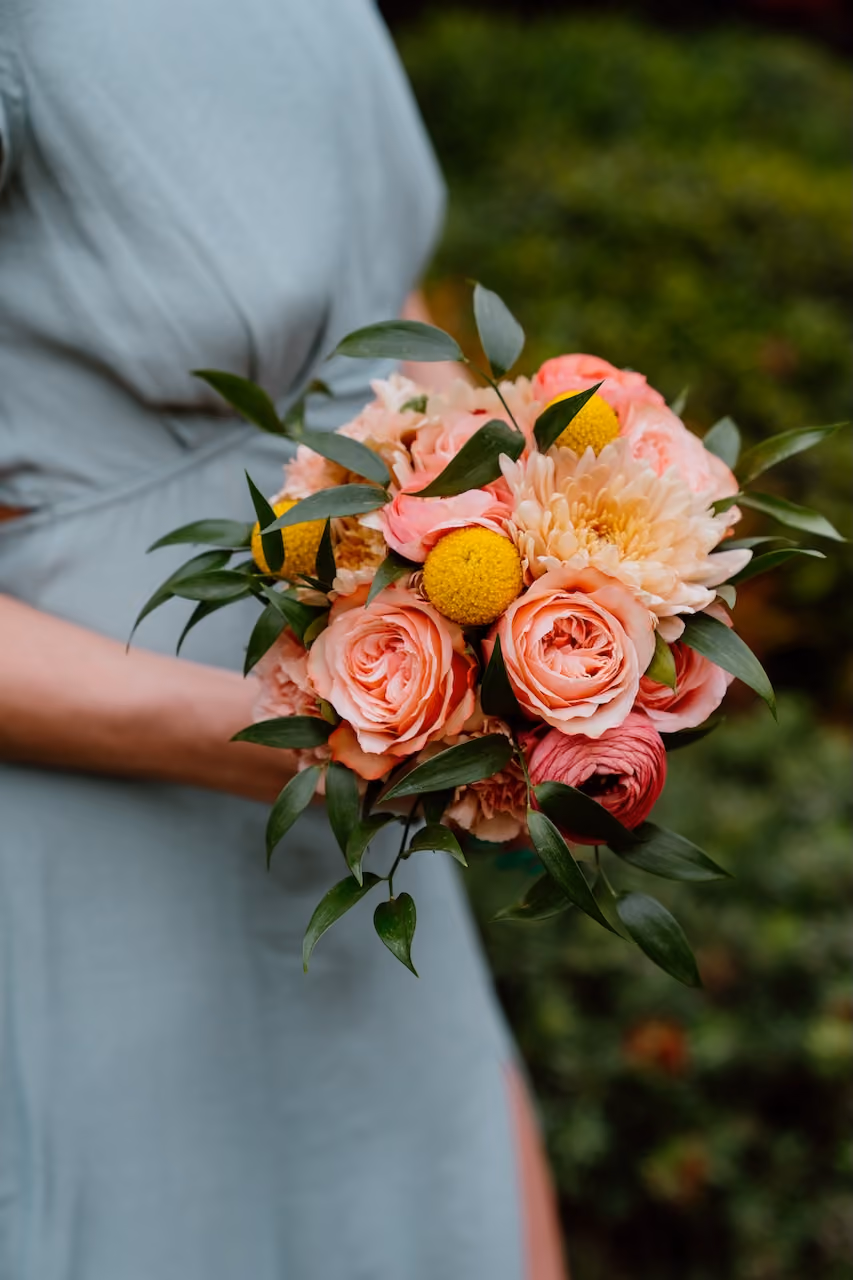 Summer Spritz - Classic Bridesmaid Bouquet