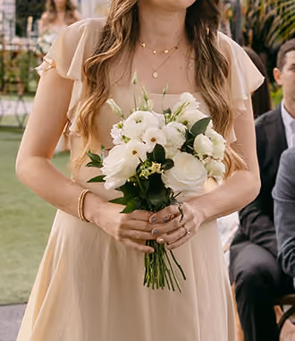 White Wedding - Bridesmaid Bouquet
