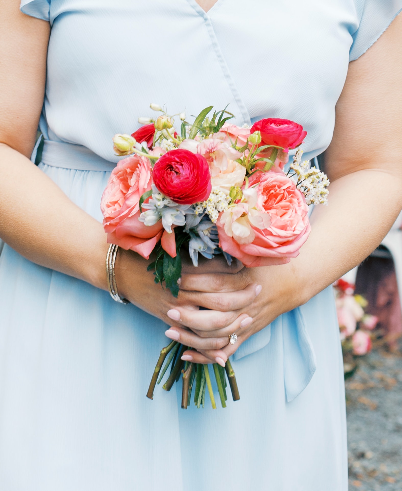 Technicolor Garden Bridesmaid Bouquet