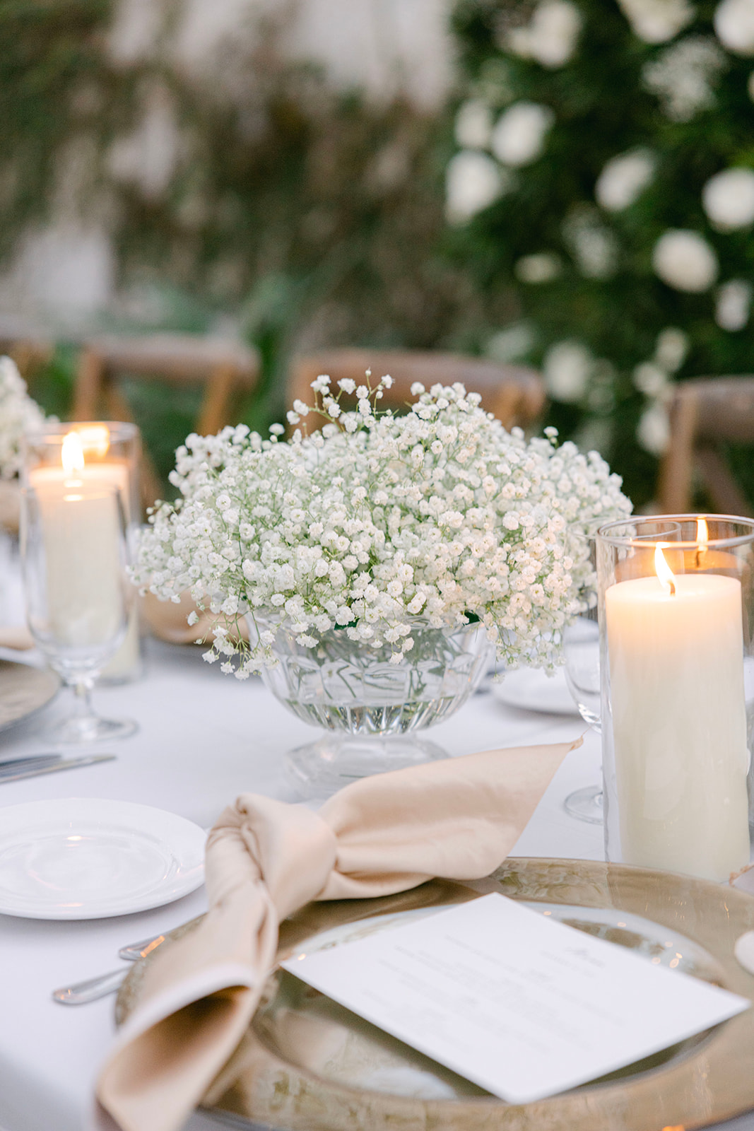 Cloud Nine - Baby's Breath Compote Centerpiece
