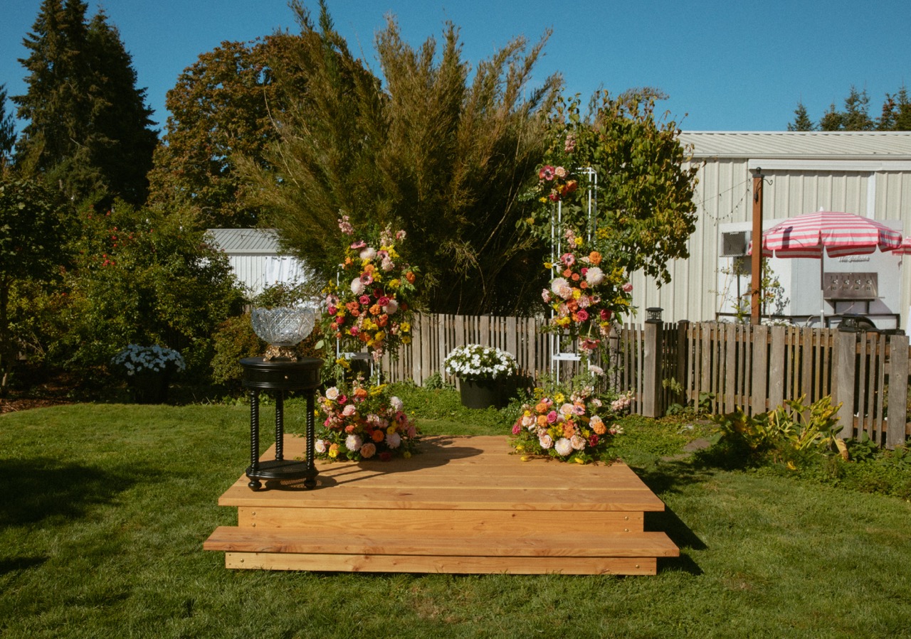 Real Poppy wedding — Brynn + Parker at Brynn's parents' home