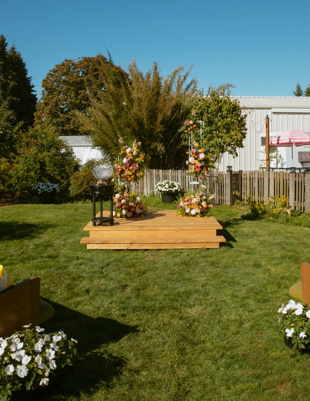 Real Poppy wedding — Brynn + Parker at Brynn's parents' home