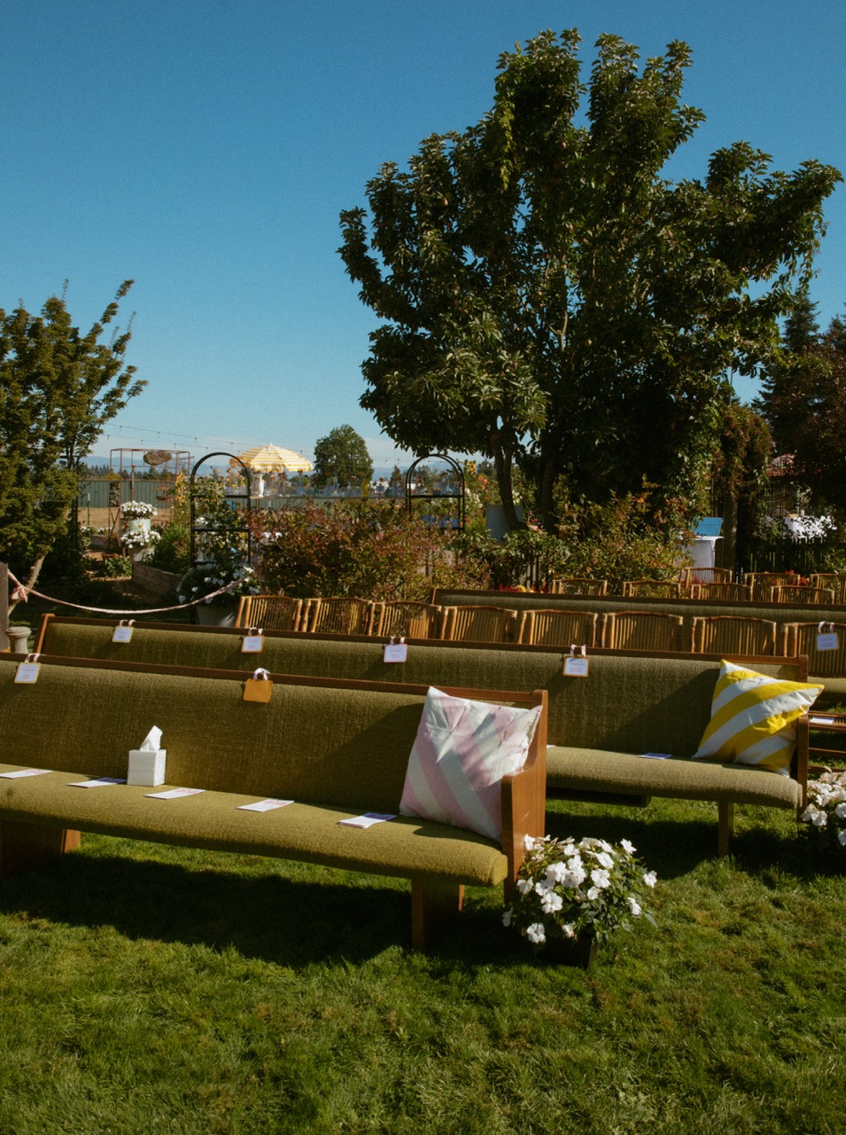 Real Poppy wedding — Brynn + Parker at Brynn's parents' home