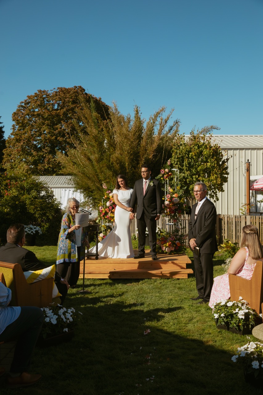 Real Poppy wedding — Brynn + Parker at Brynn's parents' home