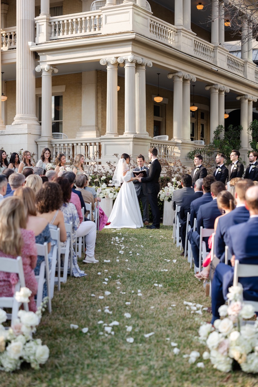 Real Poppy wedding — Garrett + Charmaine at Hotel Ella