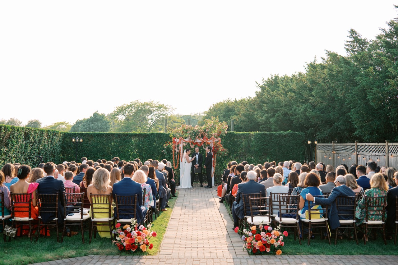 Real Poppy wedding — Brittany + Pattrick at Bellport Country Club