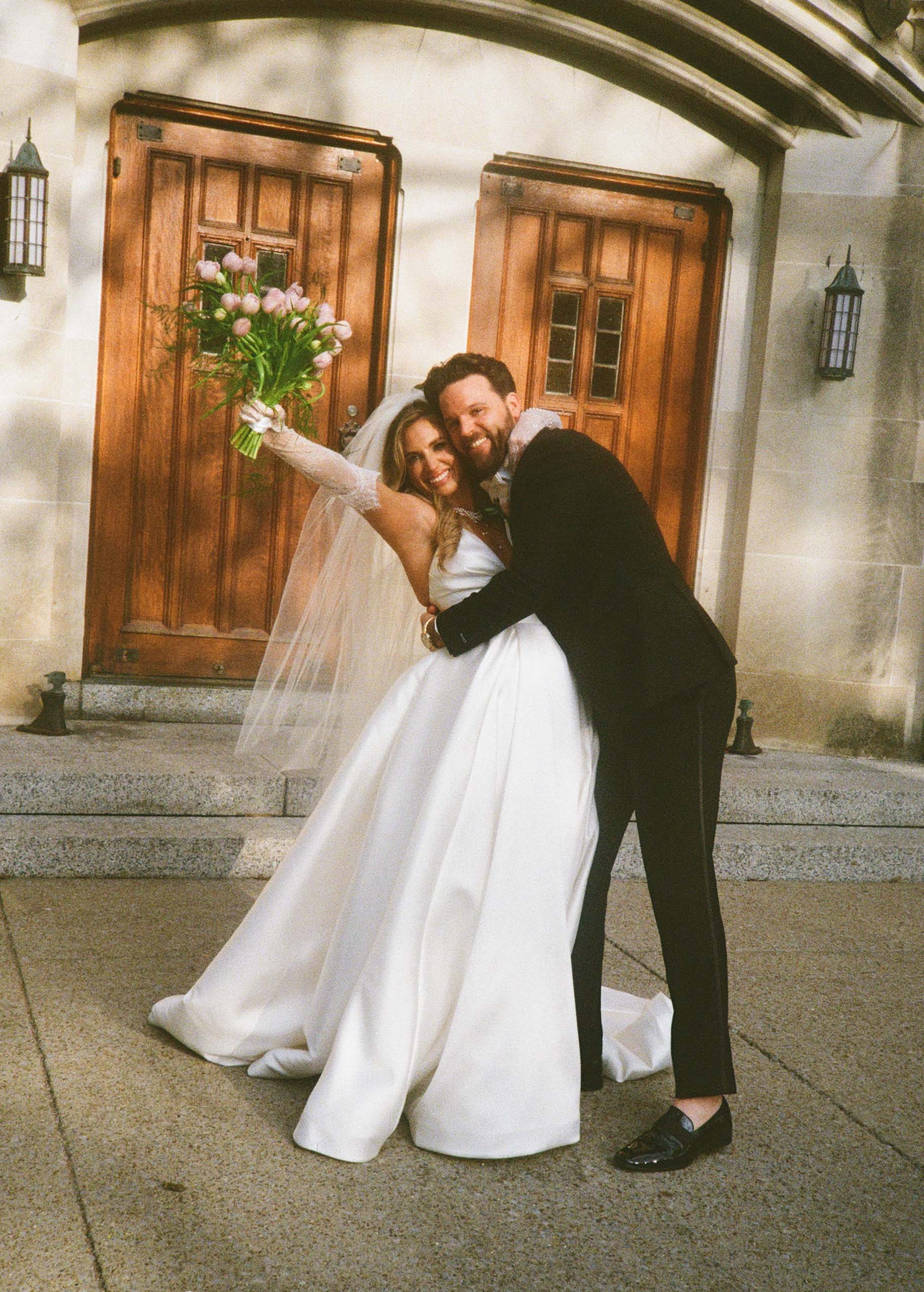 Real Poppy wedding — Lauren + Adam at Hermitage Hotel