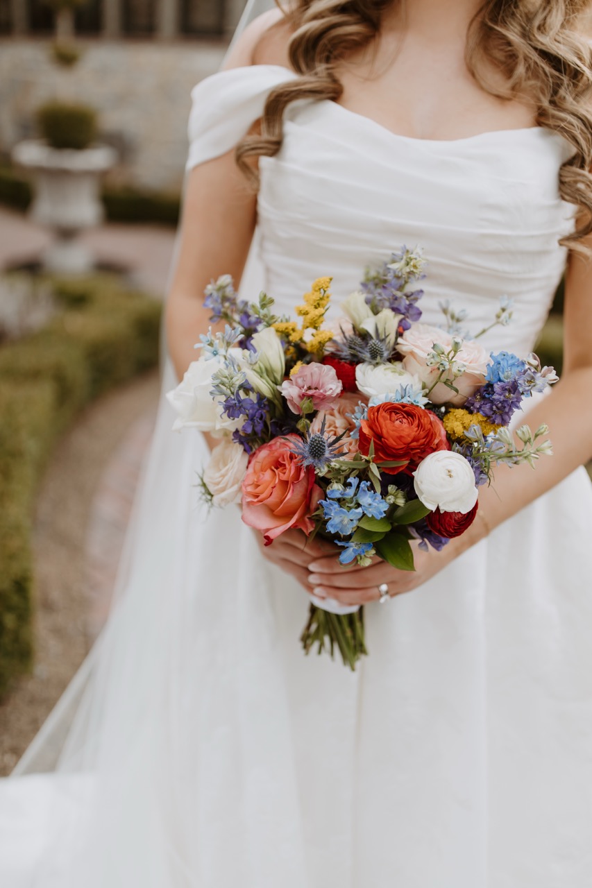 Real Poppy wedding — Courtney + John at The Willows at Ashcombe Mansion