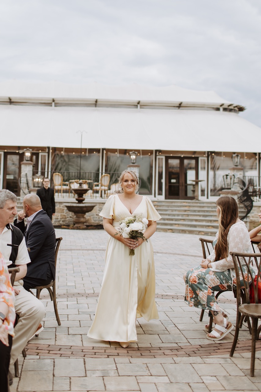 Real Poppy wedding — Courtney + John at The Willows at Ashcombe Mansion
