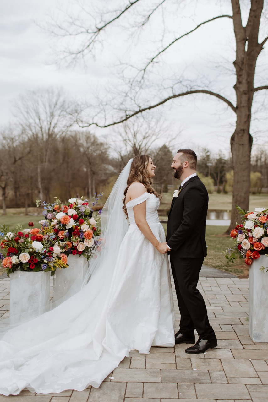 Real Poppy wedding — Courtney + John at The Willows at Ashcombe Mansion