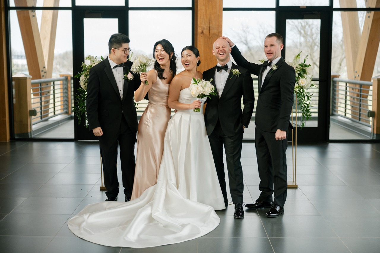 Real Poppy wedding — Helen + Tom at The View