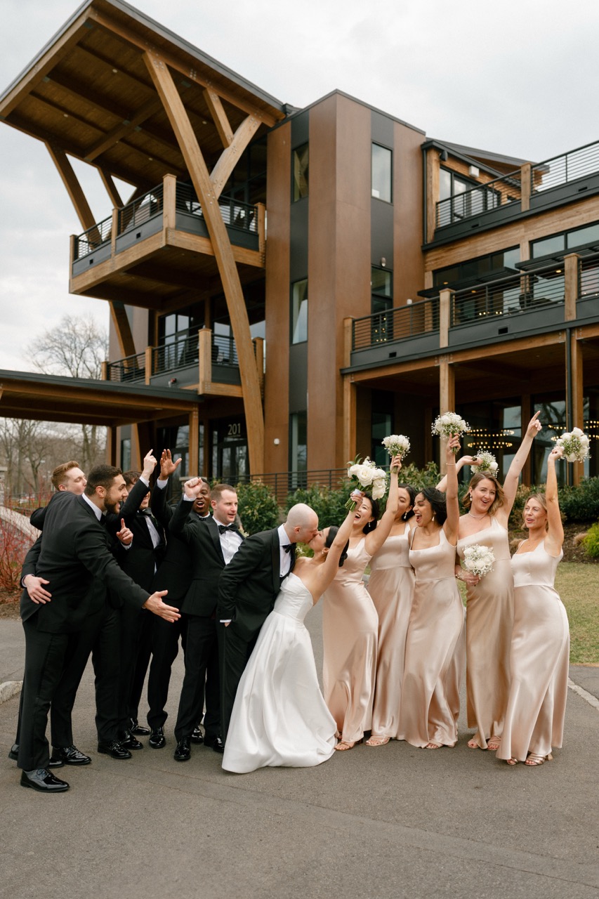 Real Poppy wedding — Helen + Tom at The View