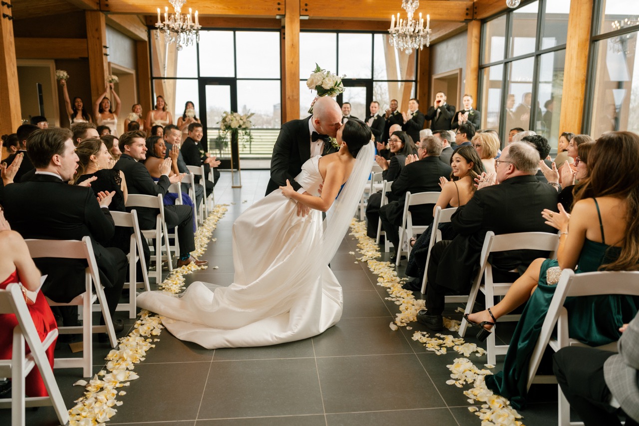 Real Poppy wedding — Helen + Tom at The View