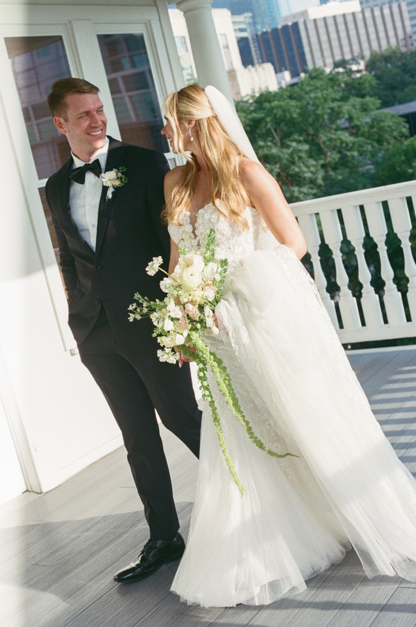 Real Poppy wedding — Danielle + Drew at The Allan House