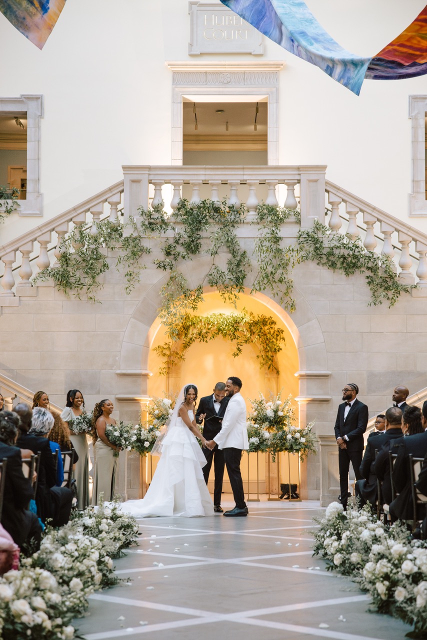 Real Poppy wedding — Colby + Keith at Chrysler Museum of Art