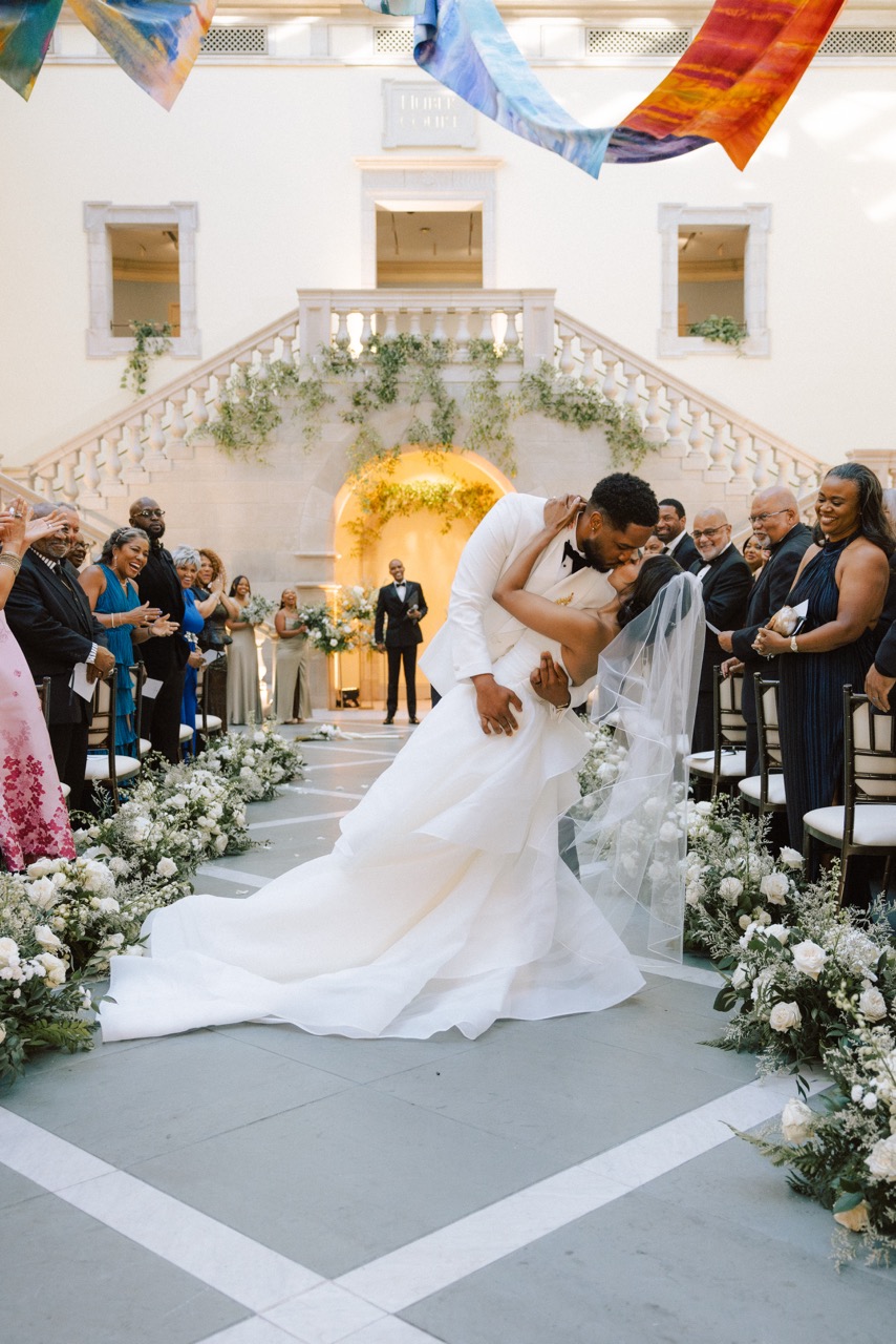 Real Poppy wedding — Colby + Keith at Chrysler Museum of Art