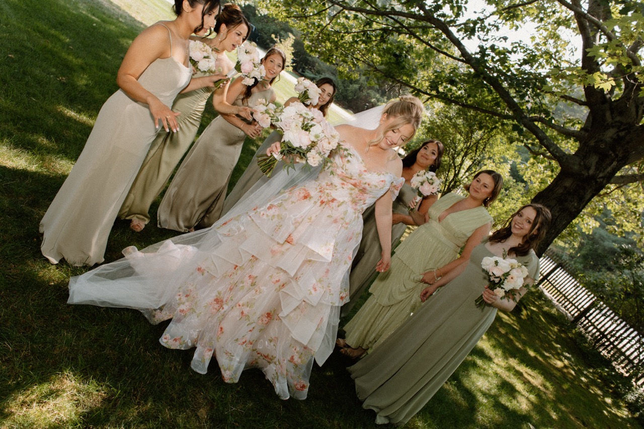 Real Poppy wedding — Jesse + Brad at The Barn on Walnut Hill