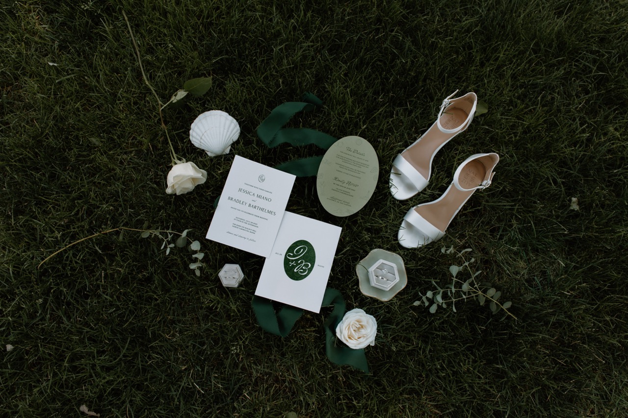 Real Poppy wedding — Jesse + Brad at The Barn on Walnut Hill