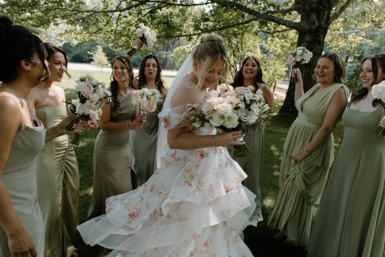 Real Poppy wedding — Jesse + Brad at The Barn on Walnut Hill