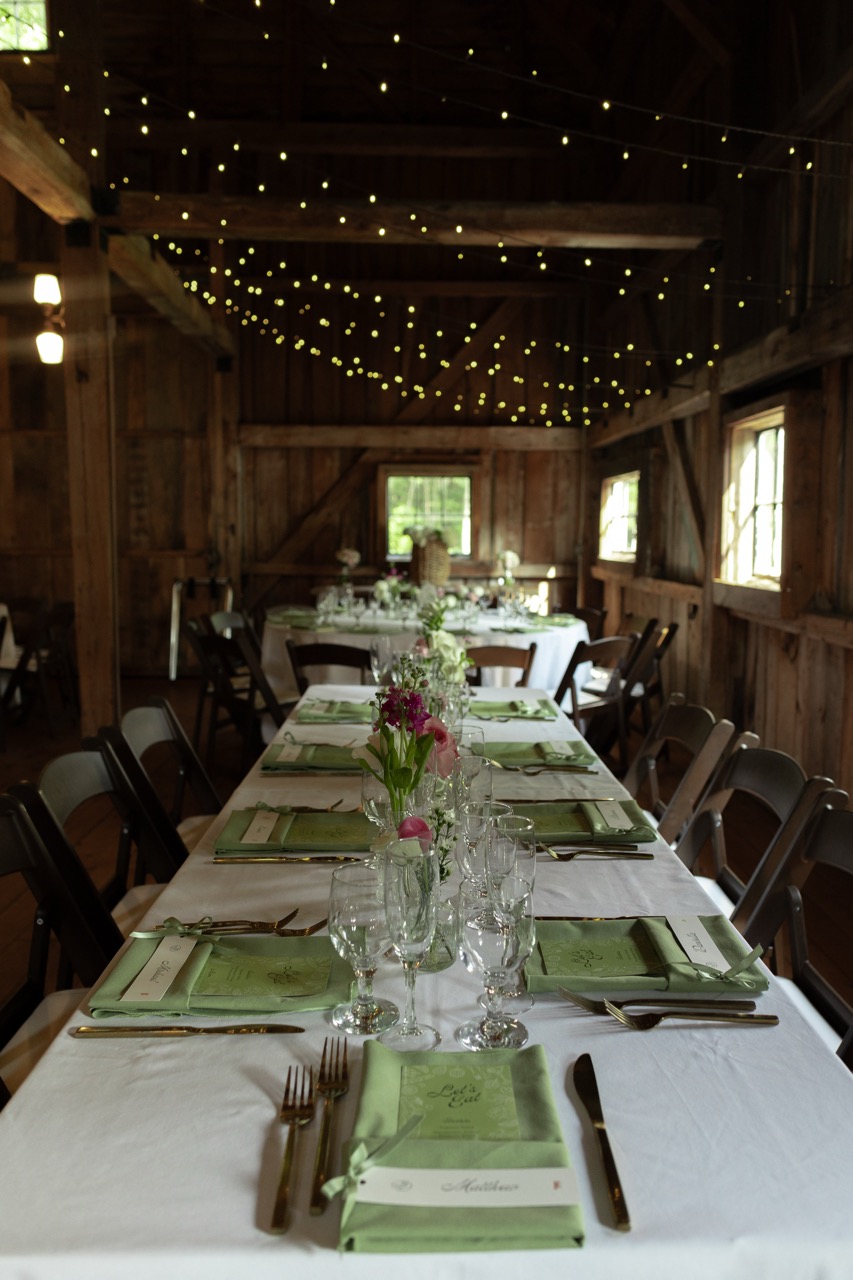 Real Poppy wedding — Jesse + Brad at The Barn on Walnut Hill